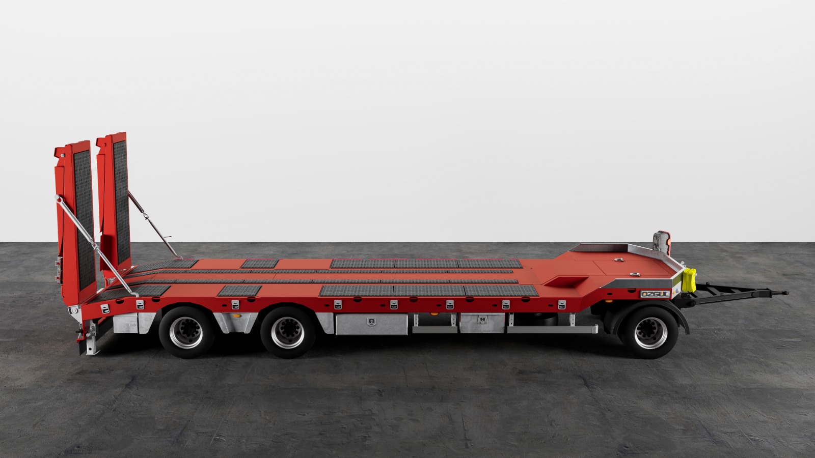 2+1 Lowbed Tam Römork